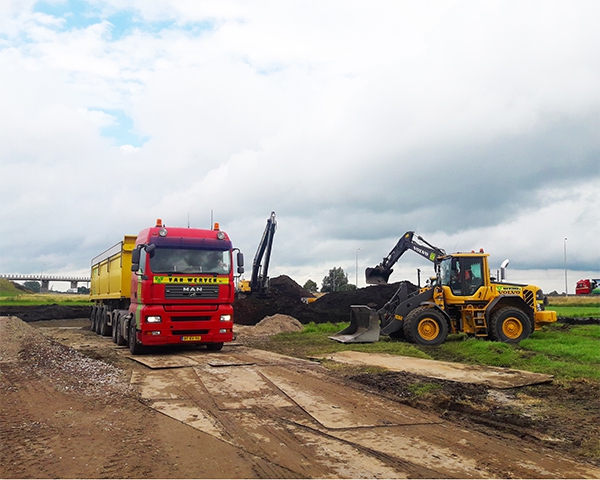 Fase 1 bouw windmolenpark Hattemerbroek gereed