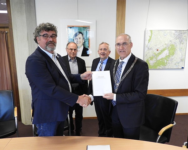 Ondertekening anterieure overeenkomst windmolenpark Hattemerbroek