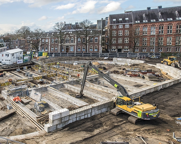 Van Werven bouwt mee aan parkeergarage Garenmarkt in Leiden